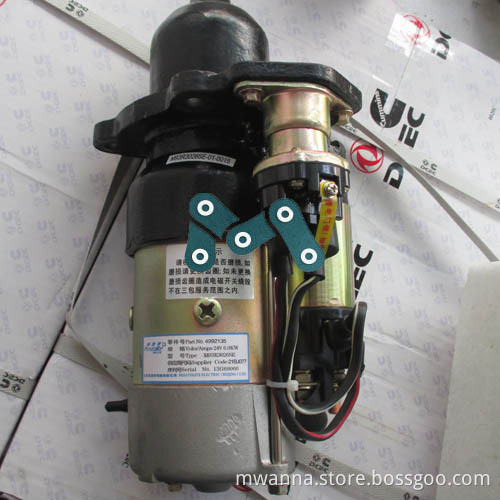 Cummins Motor, Starting 4992135 for 4b3.9 Isbe B5.9 Isf3.8, More Starters, Alternators and Cummins Parts